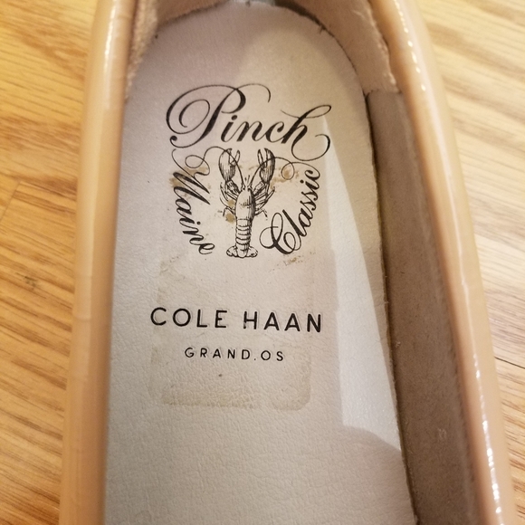 Cole Haan Nude Patent Pinch Maine Classic Loafer - Picture 8 of 10